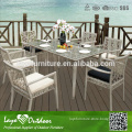 Outdoor Garden furniture 7pcs Rattan Table Sets classic